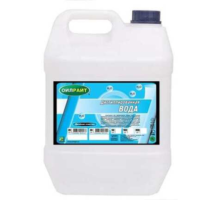 Вода дистиллированная OIL RIGHT (20л) 5516