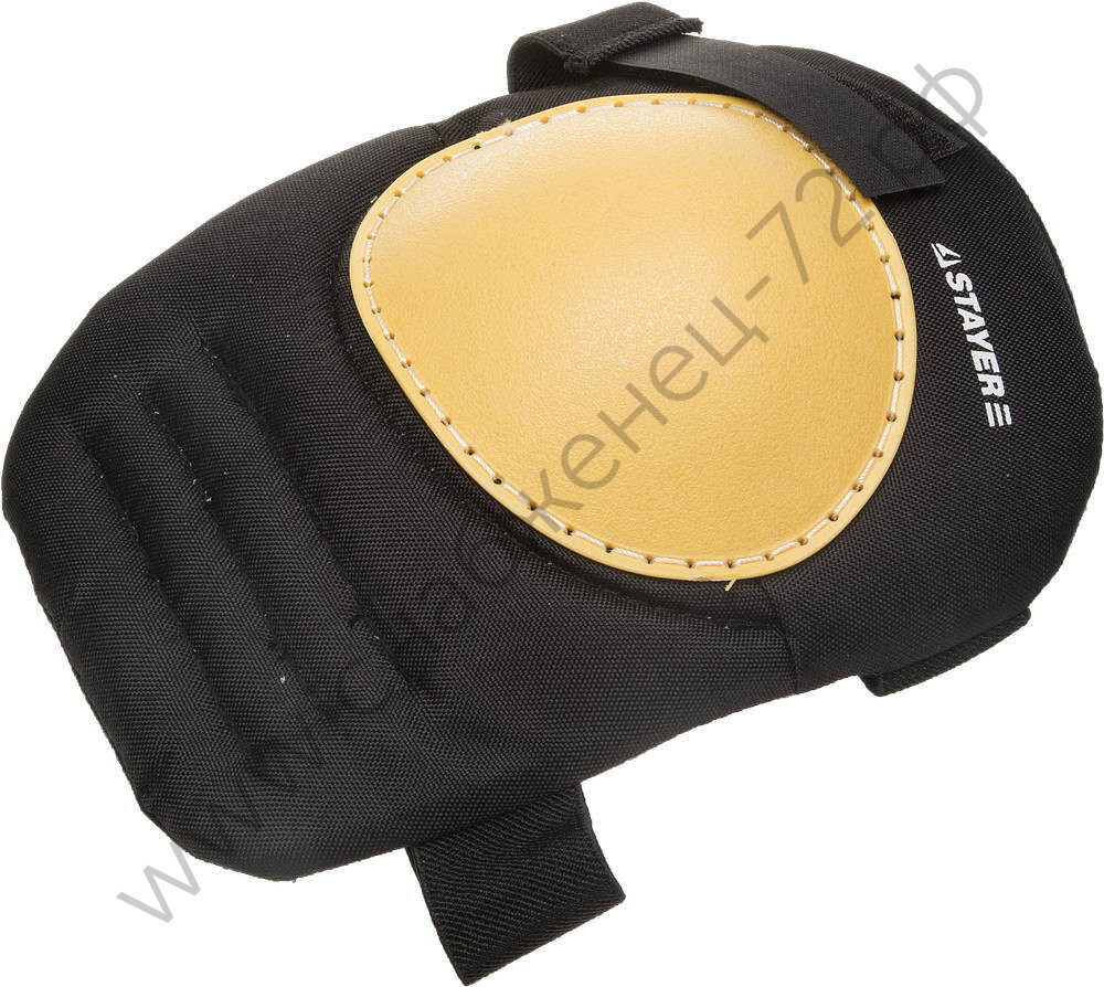 STAYER матерчатые с пластиковой накладкой, защитные наколенники (2-11197)