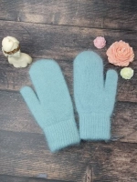 Варежки зимние теплые пушистые ангора