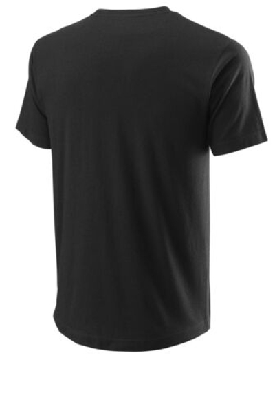 Мужская теннисная футболка Wilson Night Session Tch Tee - black
