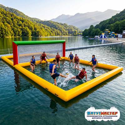 Надувное водное поле для волейбола «Чемпионат на воде», 10×5×2 м