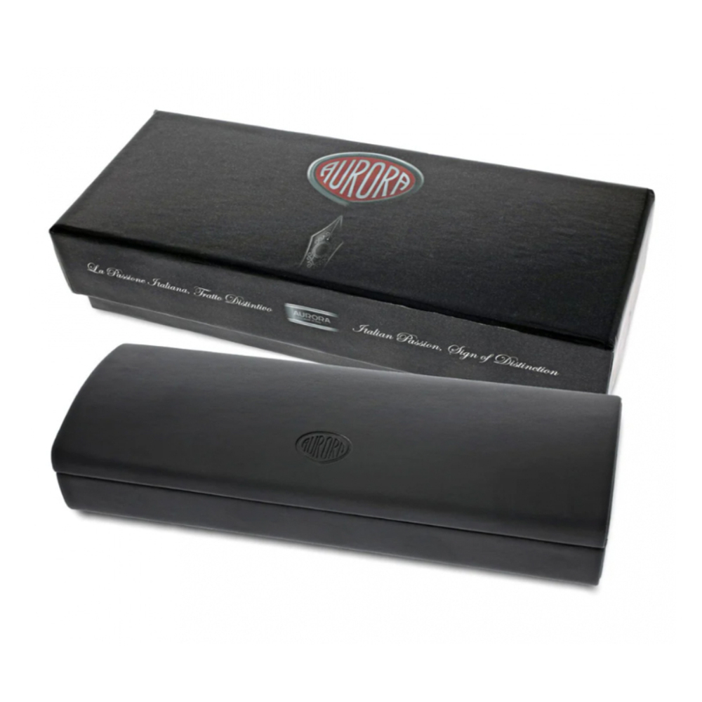 Перьевая ручка Aurora Style Metal Grey CT, перо - F, в подарочной коробке