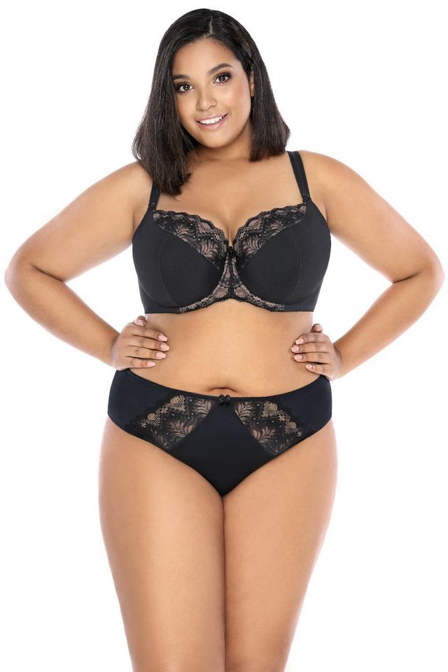 Бюстгальтер Gaila черного цвета кружевной на каркасах