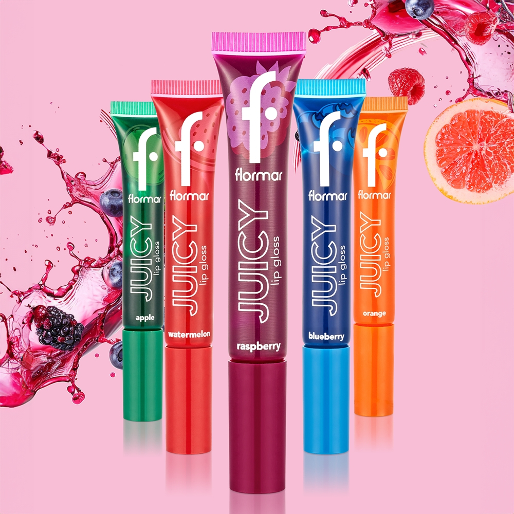 flormar Juicy Lip Gloss - Увлажняющий блеск для губ оттенок 002 Orange, 10 ml