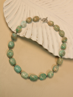 Чокер из амазонита «Амазонский прилив»