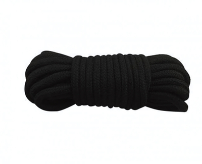 Веревка для бондажа 5 метров ROSYLAND черная (Цвет: черный)