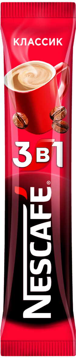 НЕСКАФЕ Кофе саше 3 в 1 Классик 14,5 г