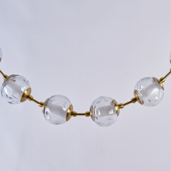 Подвесной светильник OD2437A-16 brass/clear