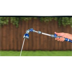 Пистолет распылитель для полива GREEN APPLE GACHW-618 телескопический, 46 см - 61 см, 8 режимов