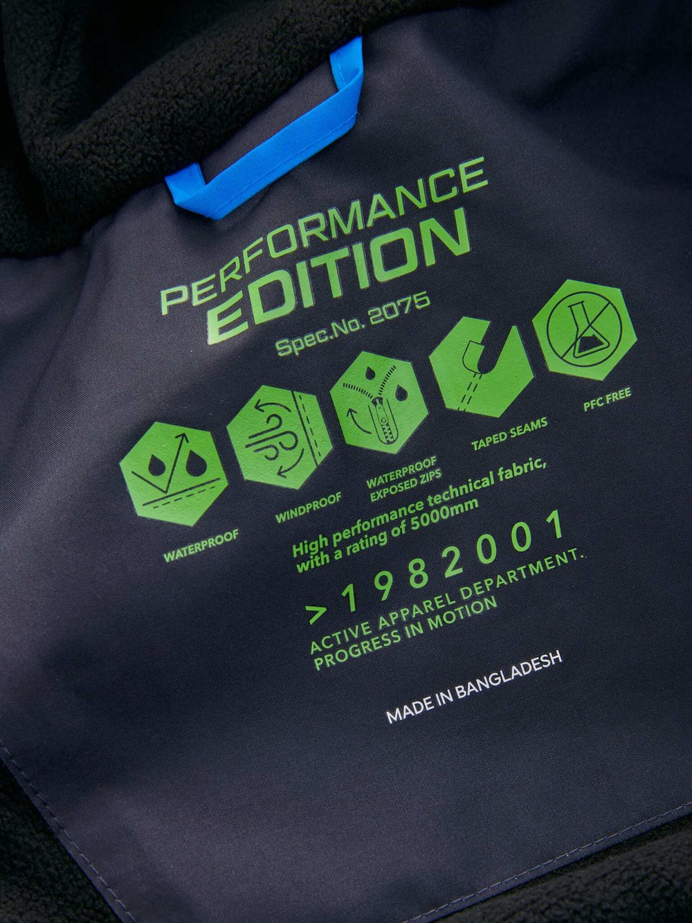 Куртка непромокаемая с флисовой подкладкой для мальчика Next Q61-574, Синий