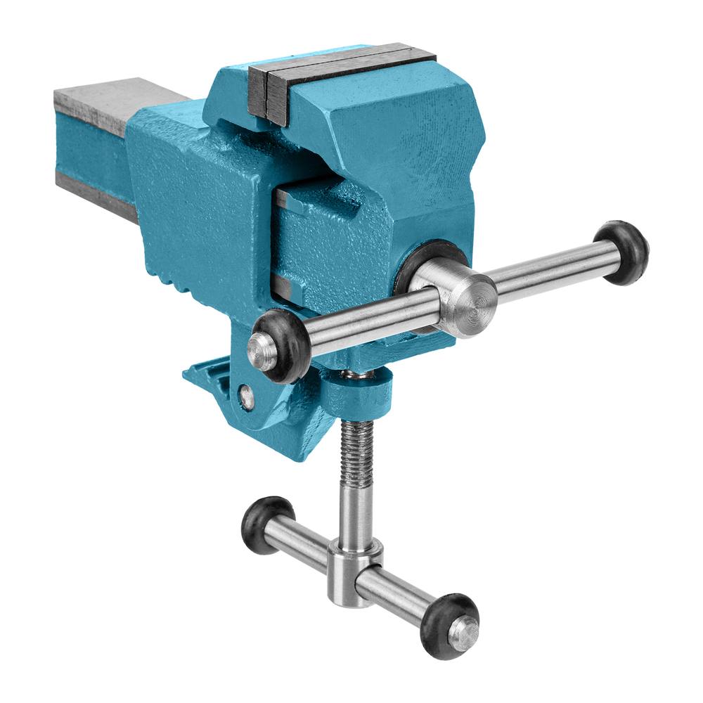 Тиски слесарные, 63 мм, крепление для стола, винтовой зажим (Глазов)
