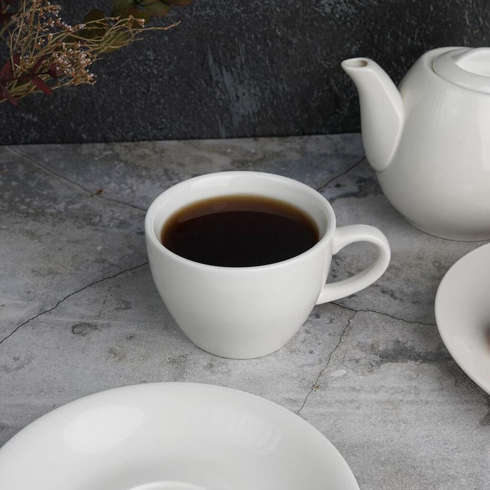 Чайная пара 220 мл белая d 9 см h6,5 см фарфор P.L. Proff Cuisine [4]