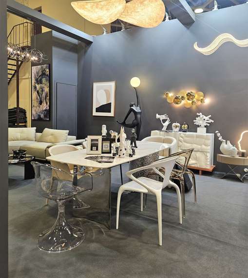 Стол Blevio 200х90 см, белый керамогранит