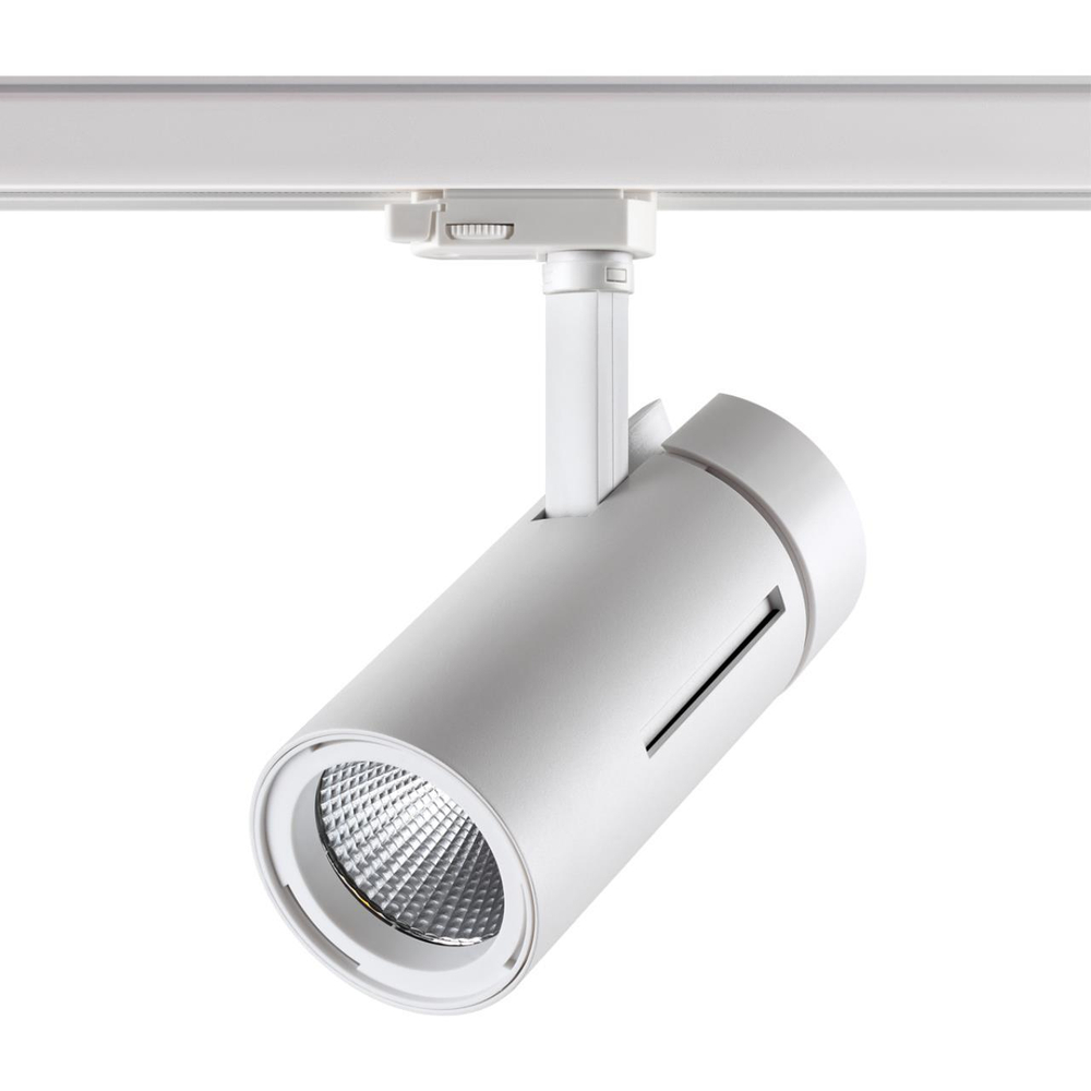 358596 PORT NT21 272 белый Трехфазный трековый cветильник IP20 LED 4000K 30W 175-245V DEP