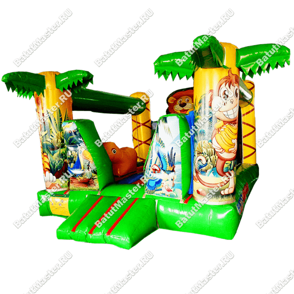 Коммерческий надувной батут "Львёнок" 4*3.5*3 м