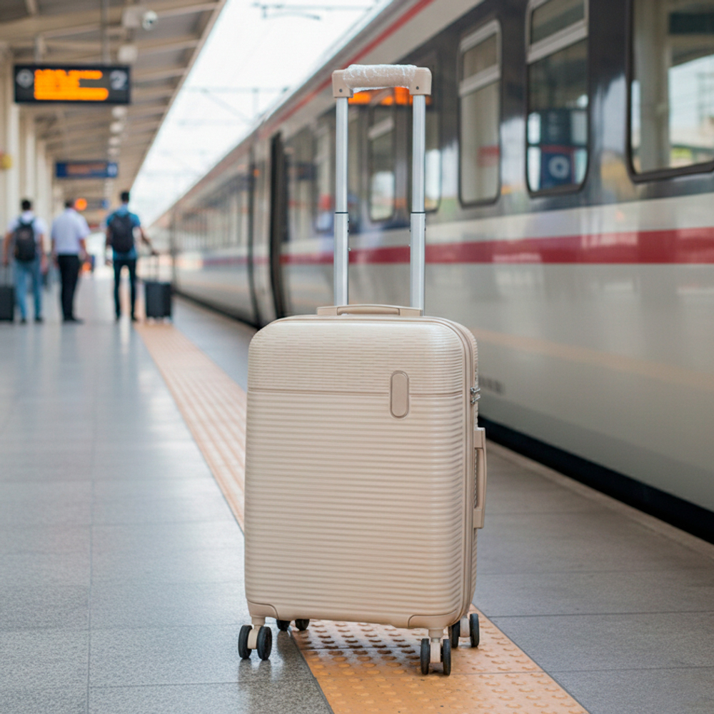 ДОРОЖНЫЙ ЧЕМОДАН SAFARI VASKA, размер M, бежевый