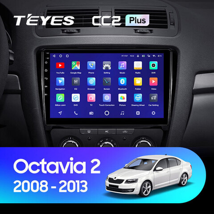 Teyes CC2 Plus 10.2" для Skoda Octavia 2008-2013