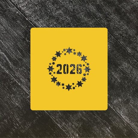 Трафарет Новый год 2026 №4