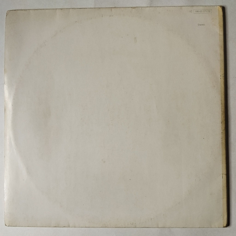 Винтажная виниловая пластинка LP The Beatles White Album (France 1978)