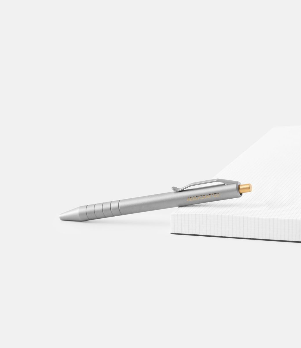 Aerocrafted Retract Click Pen — ручка из титана