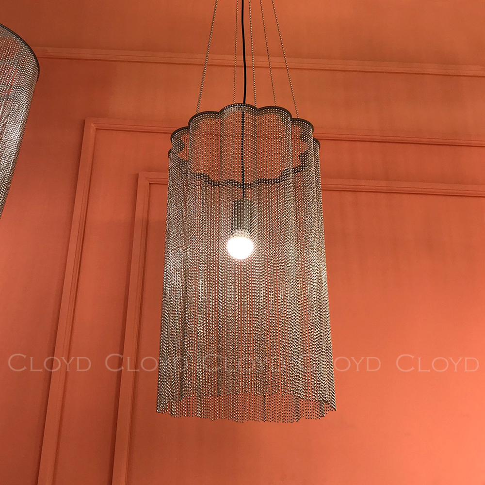 Подвесной светильник Cloyd ONASSIS P1 / Ø30 см - никель сатин (арт.11474)