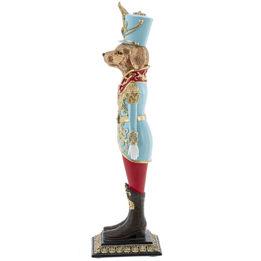 GAEM Фигурка декоративная "Солдатик-собака", L9 W9 H32 см