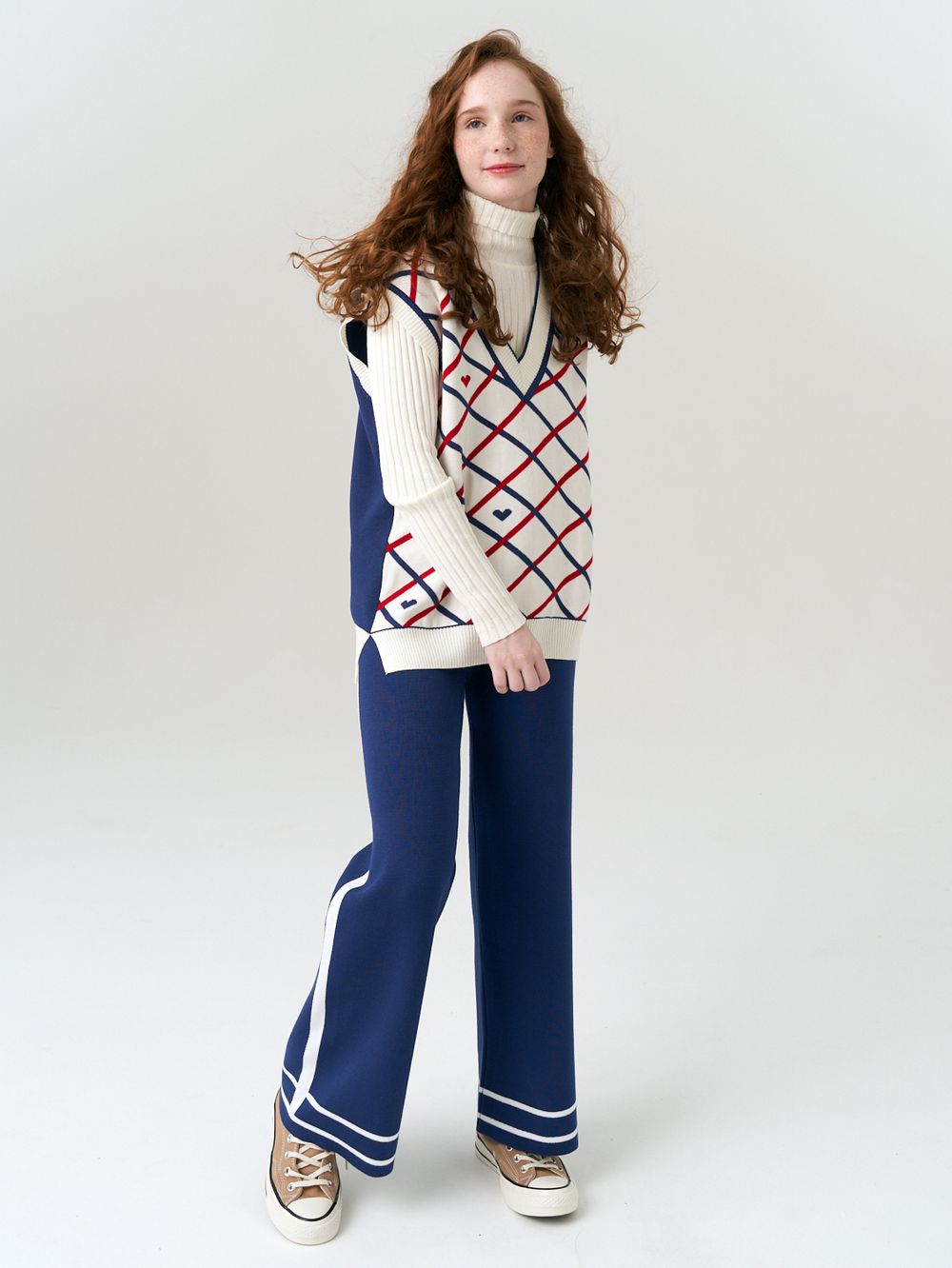 Жилетка в школу для девочки AT1011 сапфировый