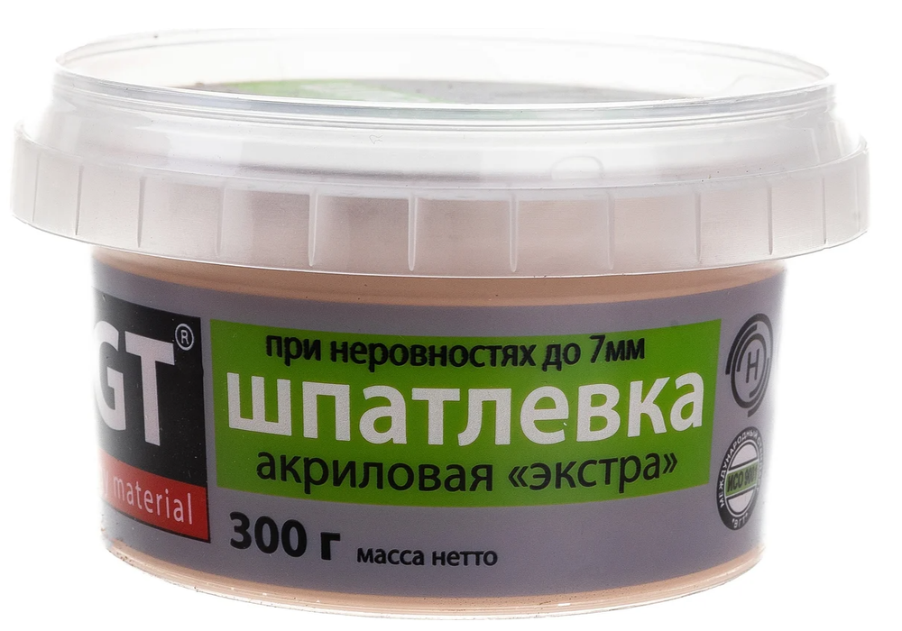 Шпатлевка "Экстра" БУК 0,3кг VGT