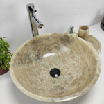 Раковина из оникса Bowl Grey Medium TinLip BO-61089 45*45*17