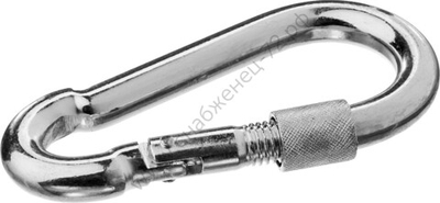 ЗУБР DIN 5299D 4 мм, карабин с предохранительной гайкой, 50 шт (4-304555-04)