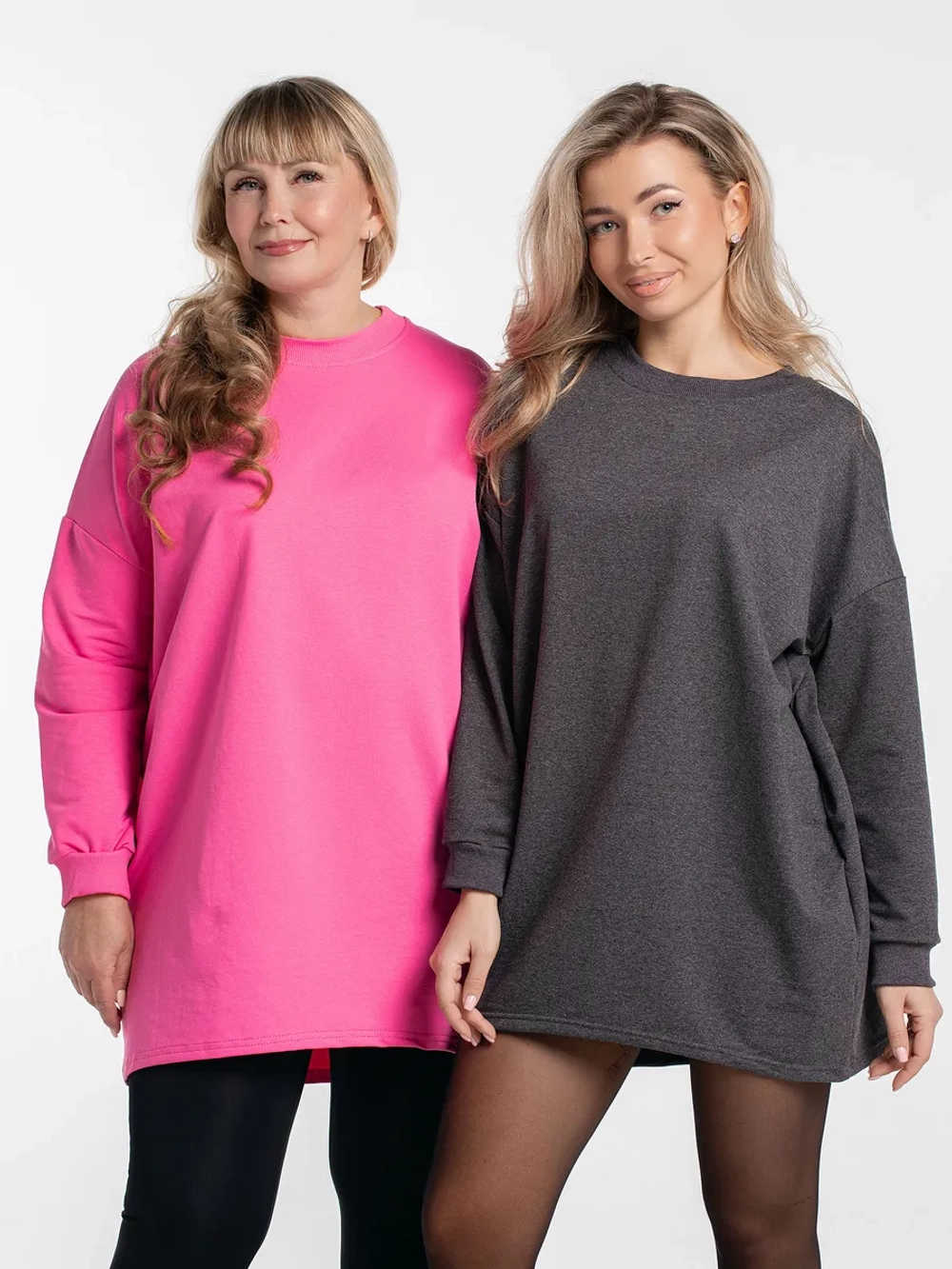 Кофта оверсайз больших размеров теплая свитшот