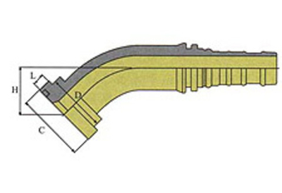 Фитинг DN 20 SFS 1 47.6 (45) Interlock