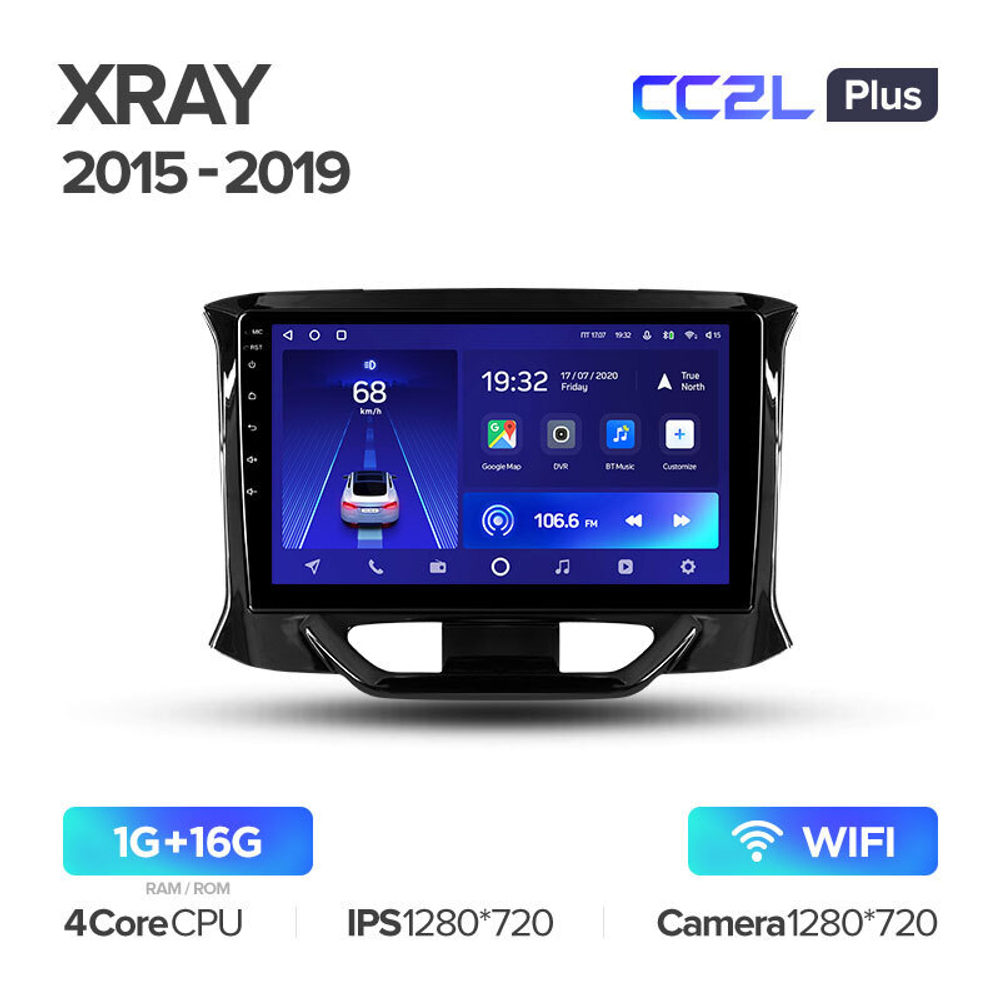 Teyes CC2L Plus 9" для LADA Xray 2015-2019