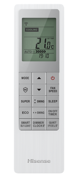 Инверторная сплит-система Hisense Premium DESIGN Super DC Inverter Wi-Fi AS-13UW4RVETG01 (комплект) — (3)