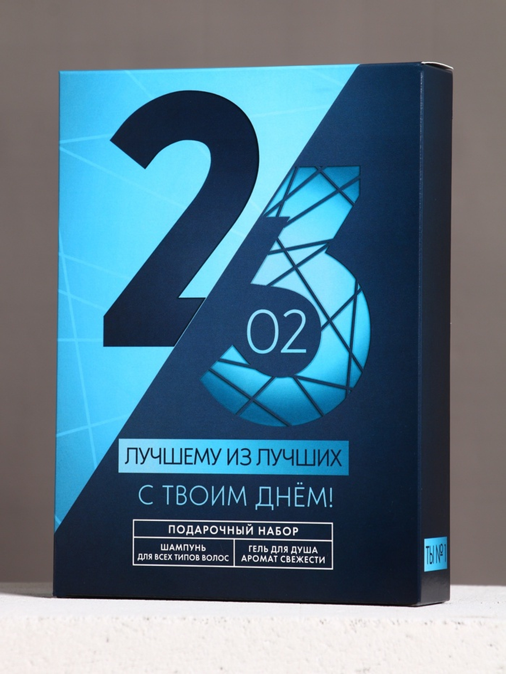 Подарочный набор «23 Февраля», гель для душа и шампунь для волос, 2×250 мл, HARD LINE