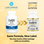 California Gold Nutrition, коэнзим Q10, убихинон класса USP, 100 мг, 120 растительных капсул