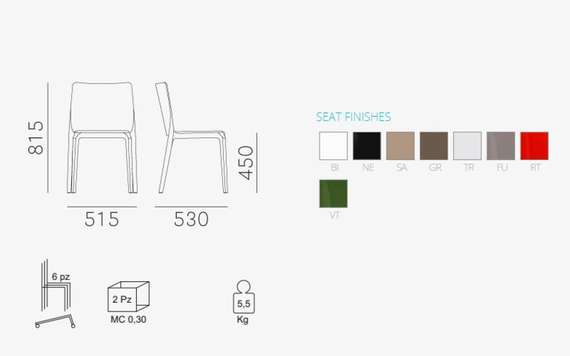 Стул Blitz прозрачный