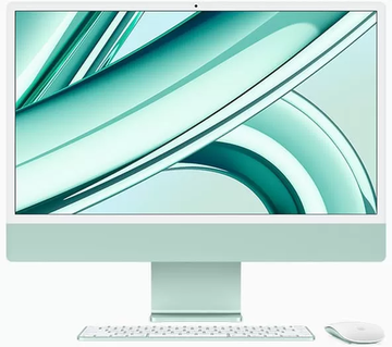 Apple iMac 24" Retina 4,5K, M3 2023 (8C CPU, 8C GPU), 8 ГБ, 256 ГБ SSD, зеленый