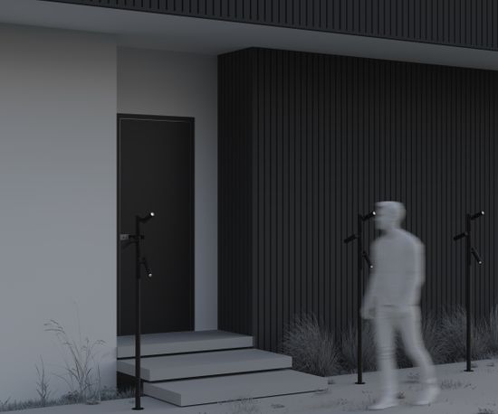 Садово-парковый светильник Outdoor O494FL-L30B3K