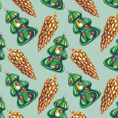 Новогодние ёлочные игрушки