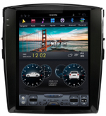 Магнитола Mitsubishi Pajero 4 2006-2022 - Carmedia ZF-1302-GE вертикальный экран в стиле "Тесла" на Android 13, 8Гб+128Гб, CarPlay, 4G SIM-слот