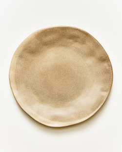 Zara Home тарелка десертная из каменной керамики, цвет серый, 24 см
