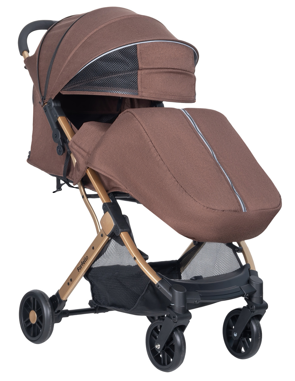 Коляска прогулочная Farfello Comfy Go, шоколад Артикул: CG-29