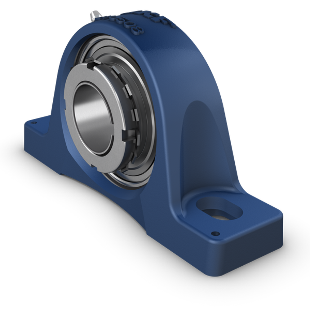 Pillow block ball bearing unit for adapter sleeve locking, cast iron, Japanese standards SYJ 35 KF