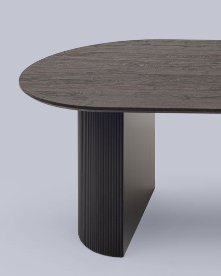 Стол обеденный Boston 200*100*75 темное дерево