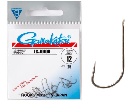 Крючки Gamakatsu LS-1010B HOOKS BRONZE разм. 12 25шт.