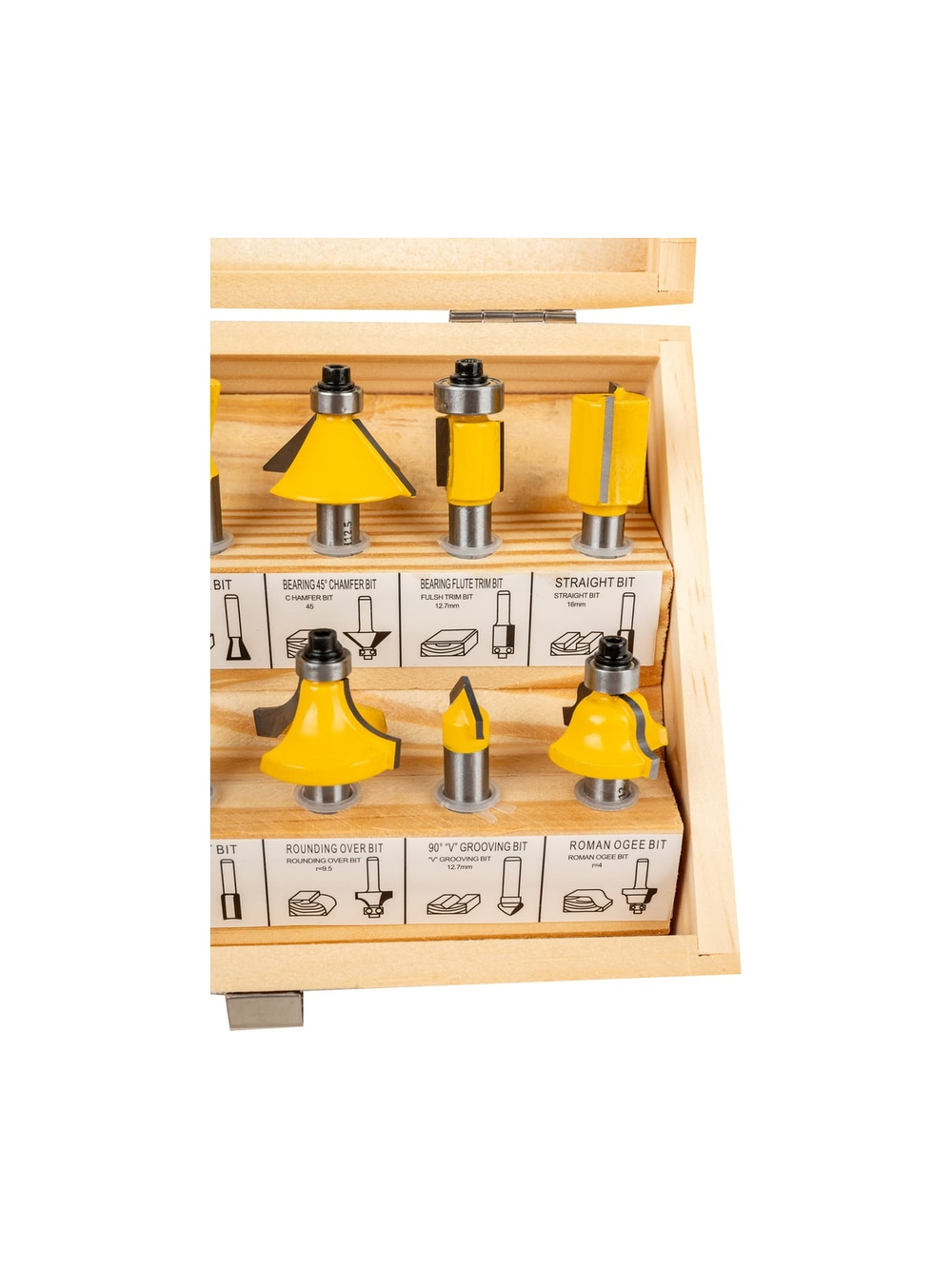 Набор фрез 12 шт для декоративного применения Gigant GC-0075