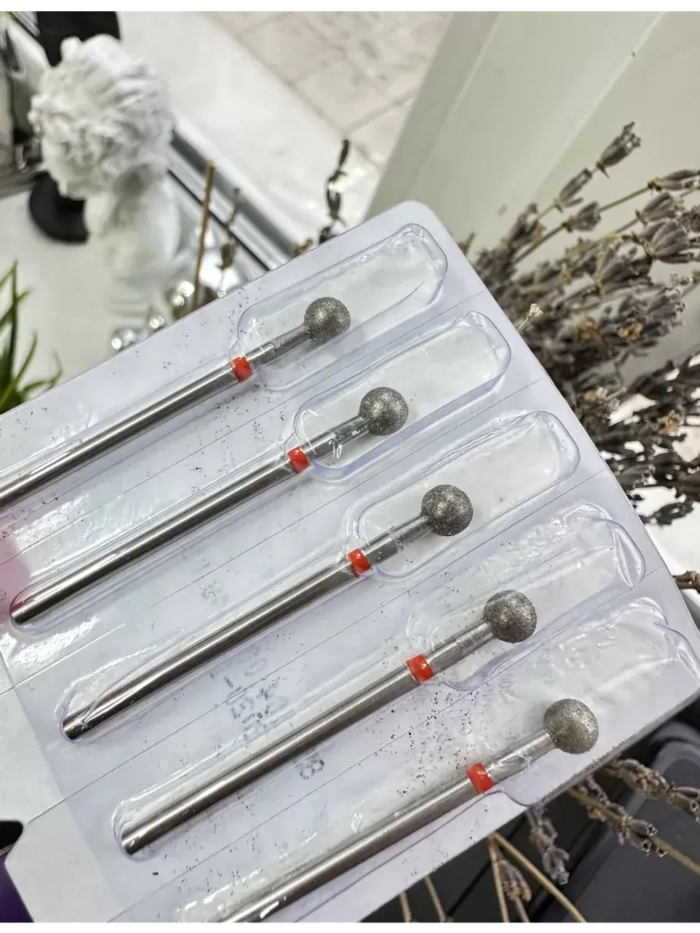 Фреза КМИЗ шар 5мм красный 856.104.001.048.050.(4шт)