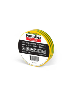 Изолента ПВХ 19x0.18x20 Heavy Duty черн. Fortisflex 71240