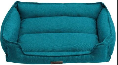 Storytails  лежанка премиум-качества из Турции, MUSHU прямоугольная из велюра, лазурный, S 60x50x19 см